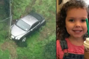 Cops See Someone Sleeping Next To Missing Girl Found Inside Of A Car In The Woods